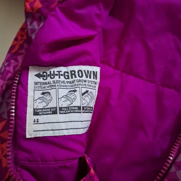 Columbia child XS winter snow ski jacket pink fushia girl coat 6-7 - Picture 3 of 5
